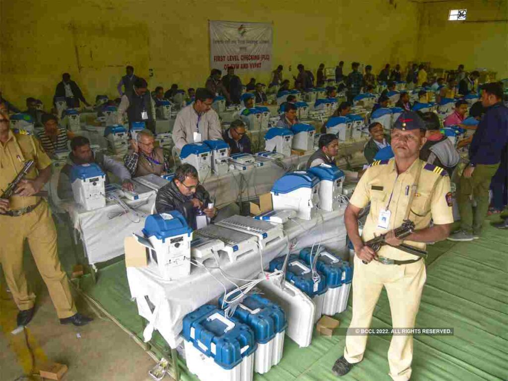 EVM Vote Counting Hall