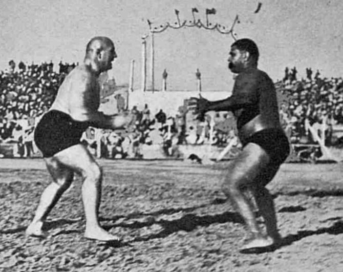 Rematch between Gama and Zbyszko