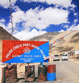 leh Ladakh ILP Check Post