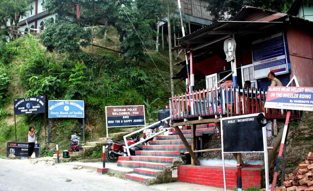 Vairengte Checkpost at Assam-Mizoram border