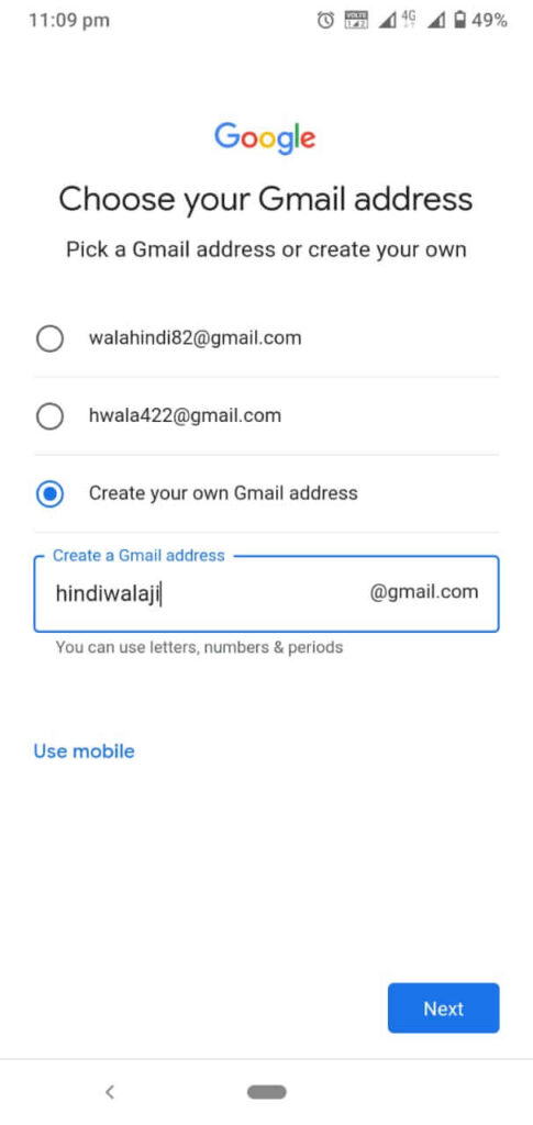 Gmail Account kaise banae 6